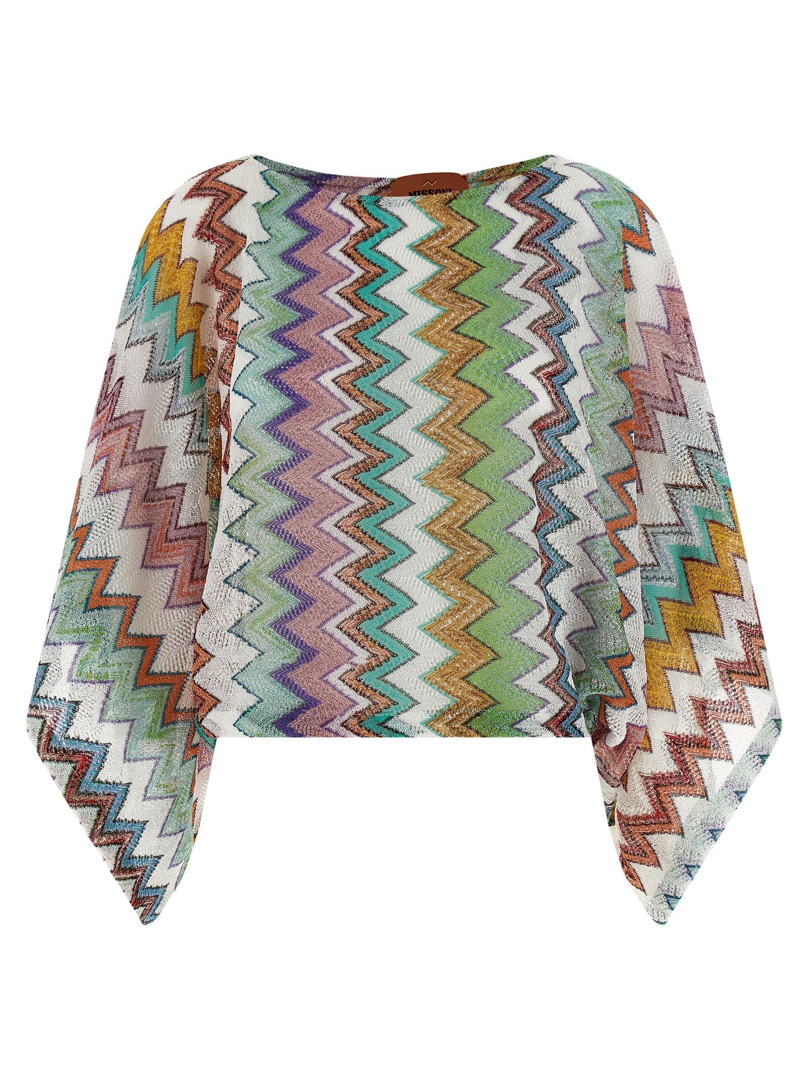 missoni zigzag top viscose tops - women