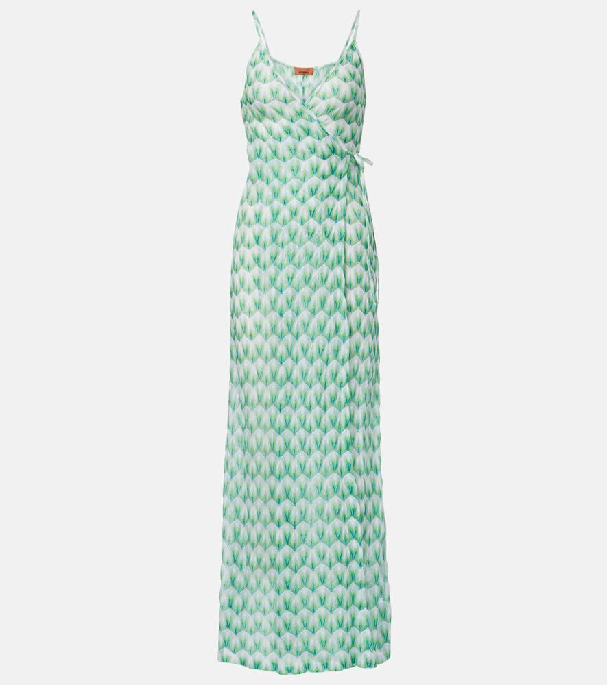 missoni zigzag wrap dress