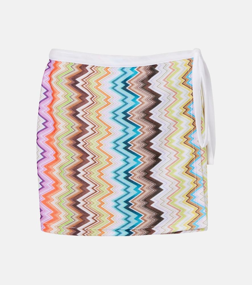 missoni zigzag wrap skirt