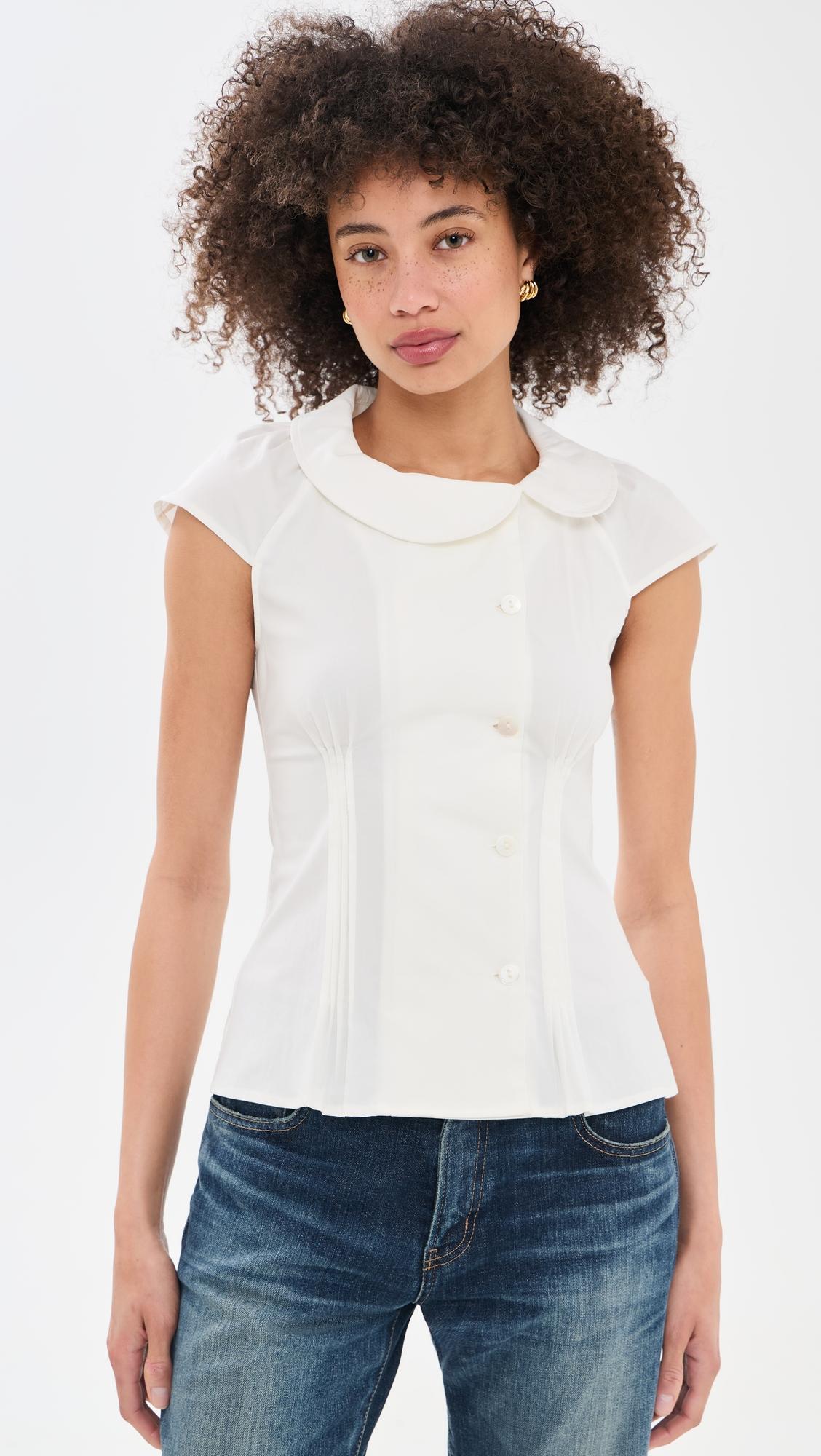 missy asymmetric blouse