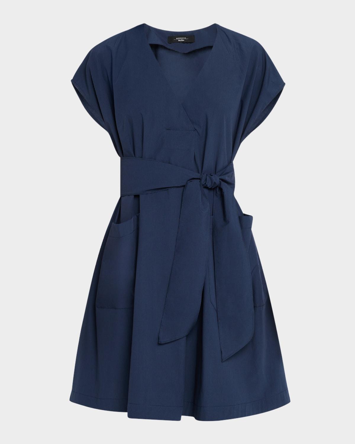 mitico dolman-sleeve cotton dress