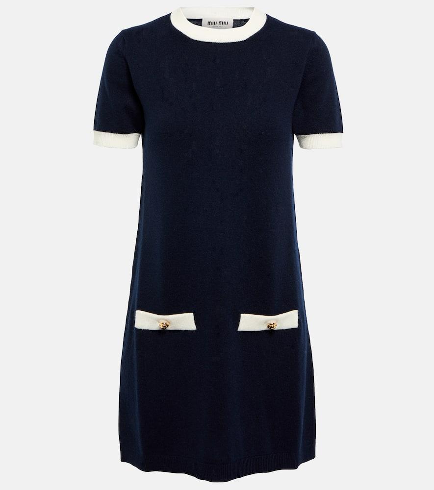 miu miu cashmere minidress