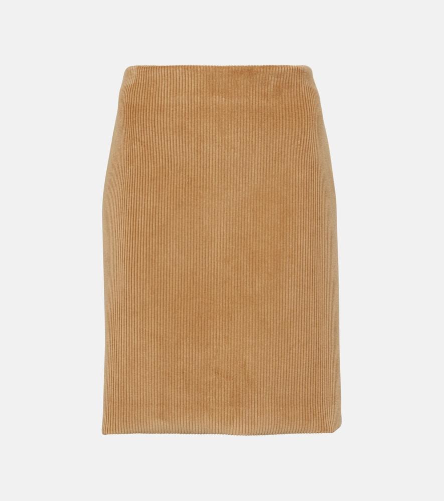 miu miu corduroy pencil skirt