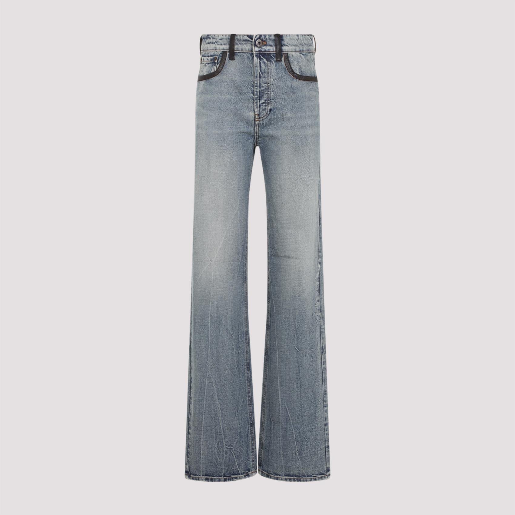 miu miu cotton jeans blue - women