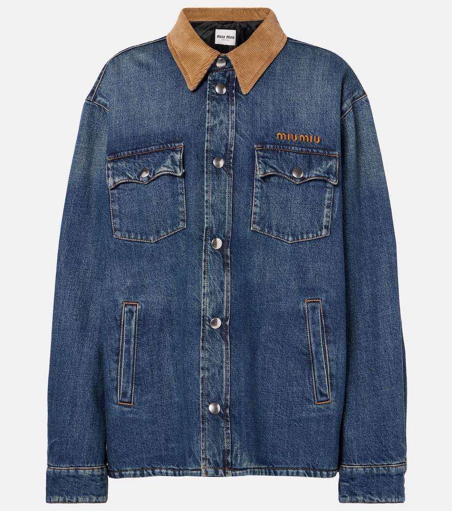 miu miu denim jacket