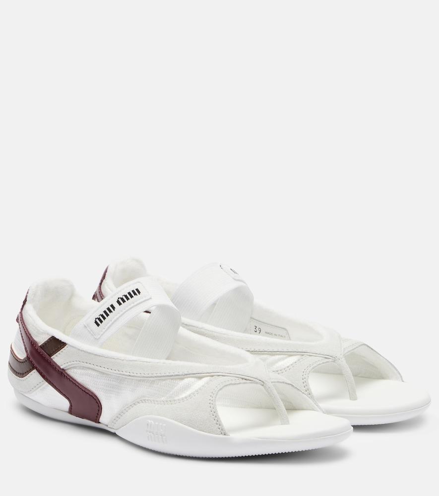 miu miu gymnasium leather
