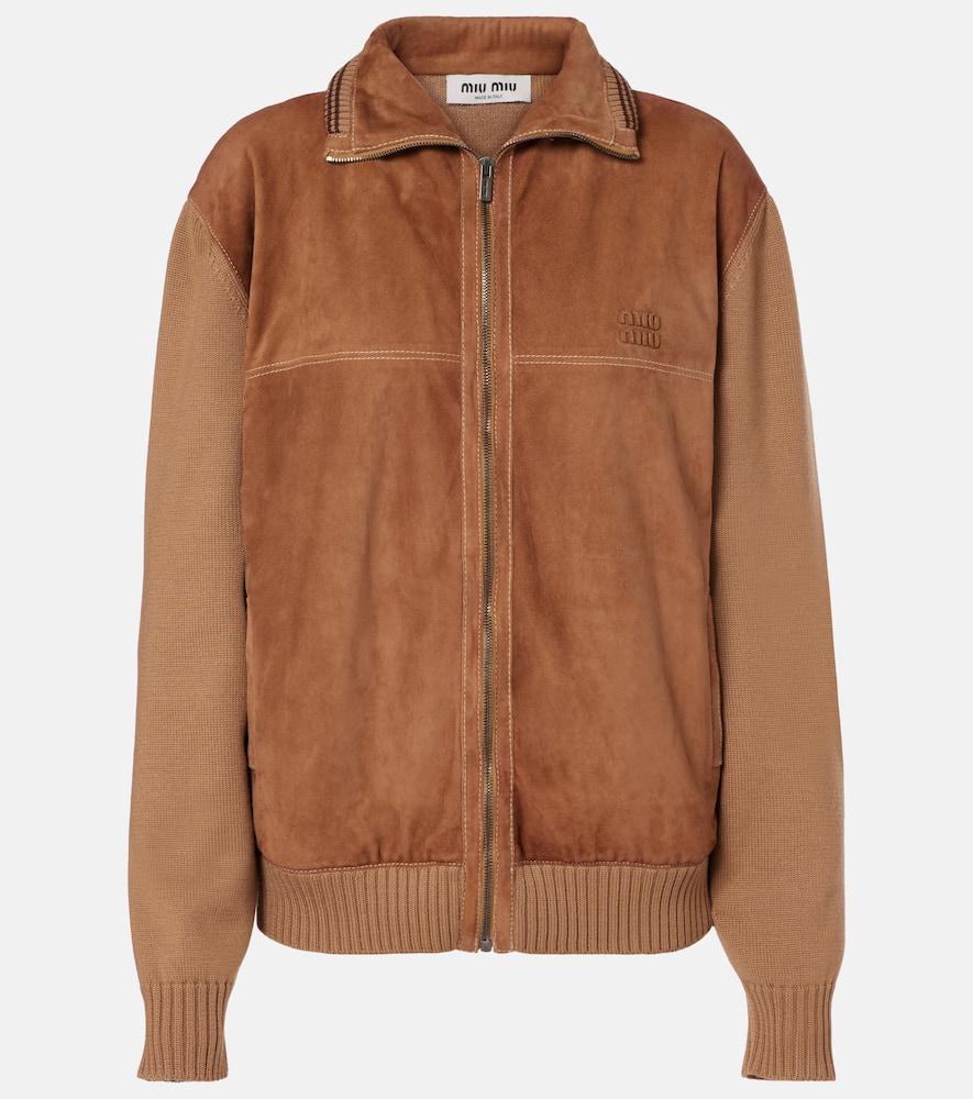 miu miu leather jacket