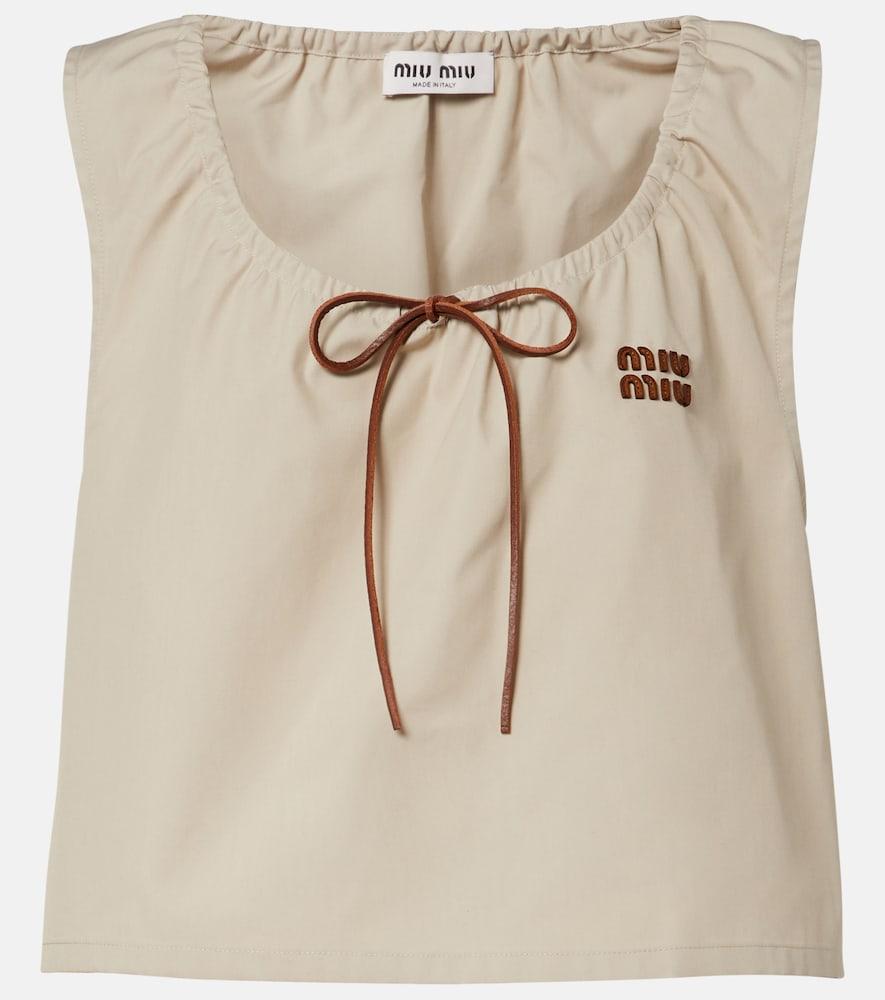 miu miu leather