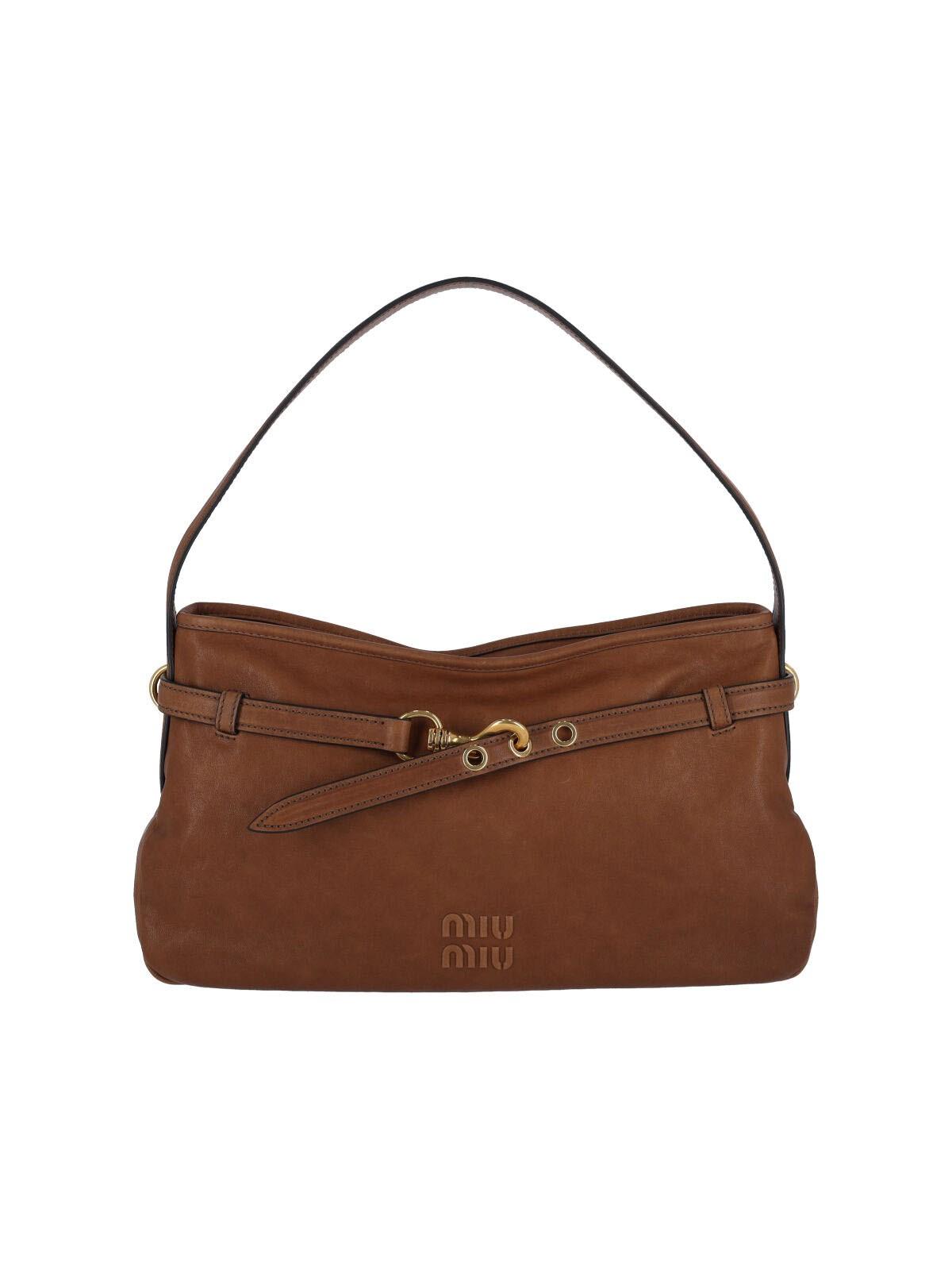 miu miu medium shoulder bag "aventure"