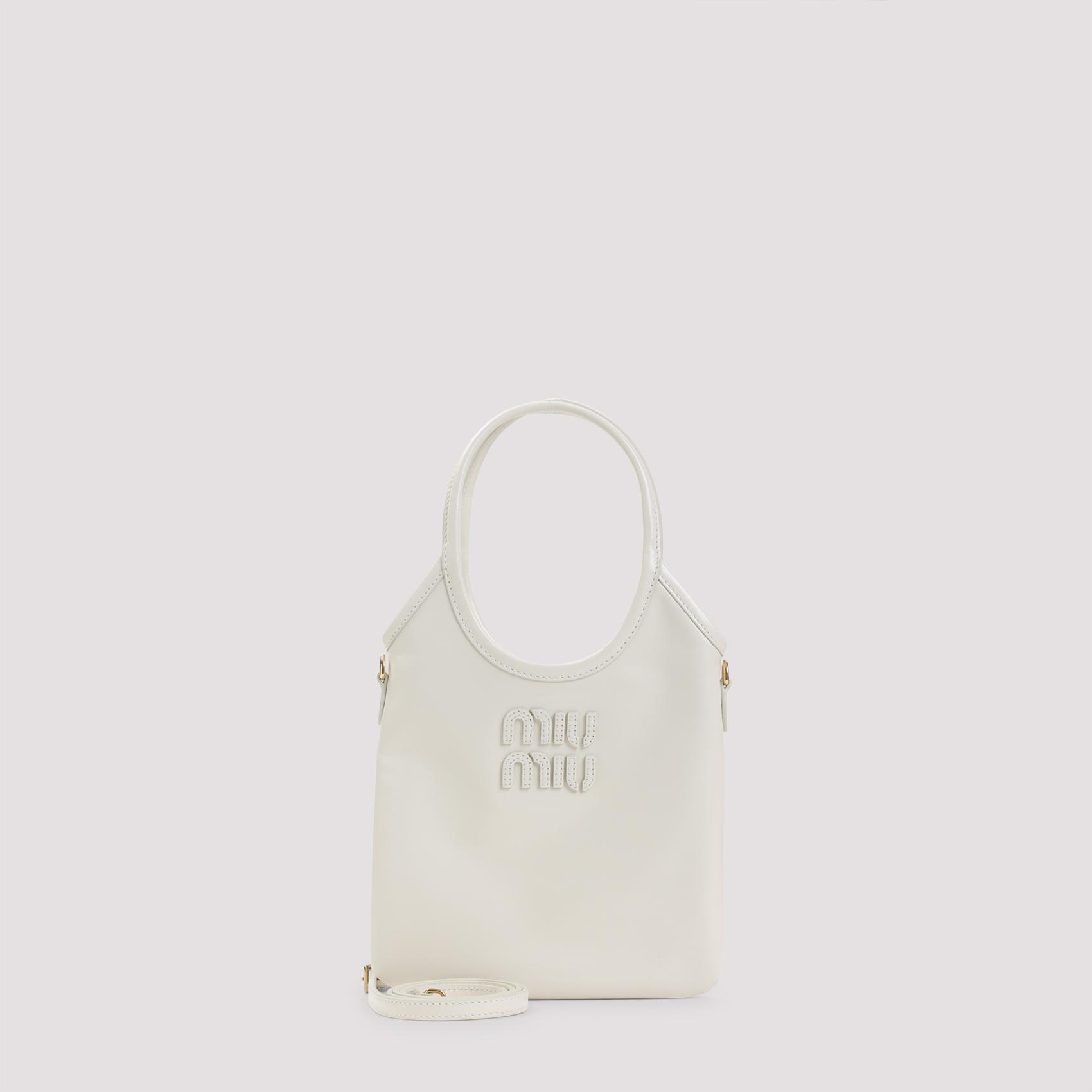 miu miu mini bag white calf leather - women