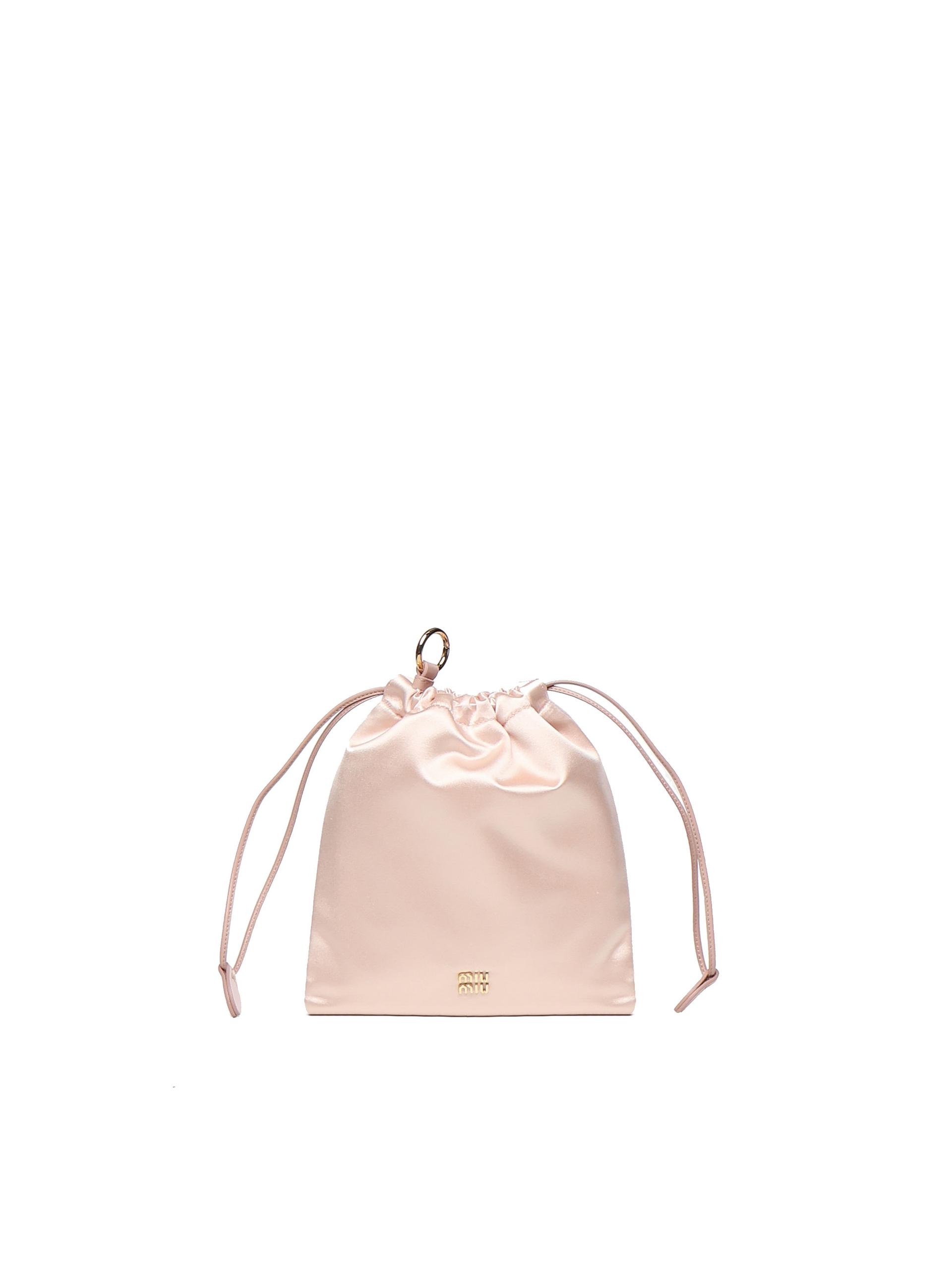miu miu miu bags pink silk - women