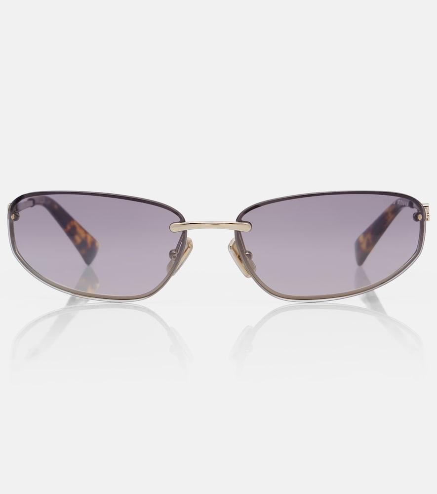 miu miu miu nocturne oval sunglasses