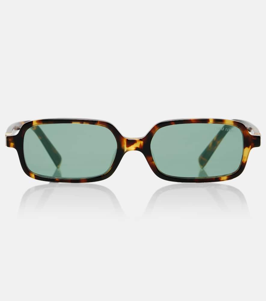 miu miu miu regard rectangular sunglasses