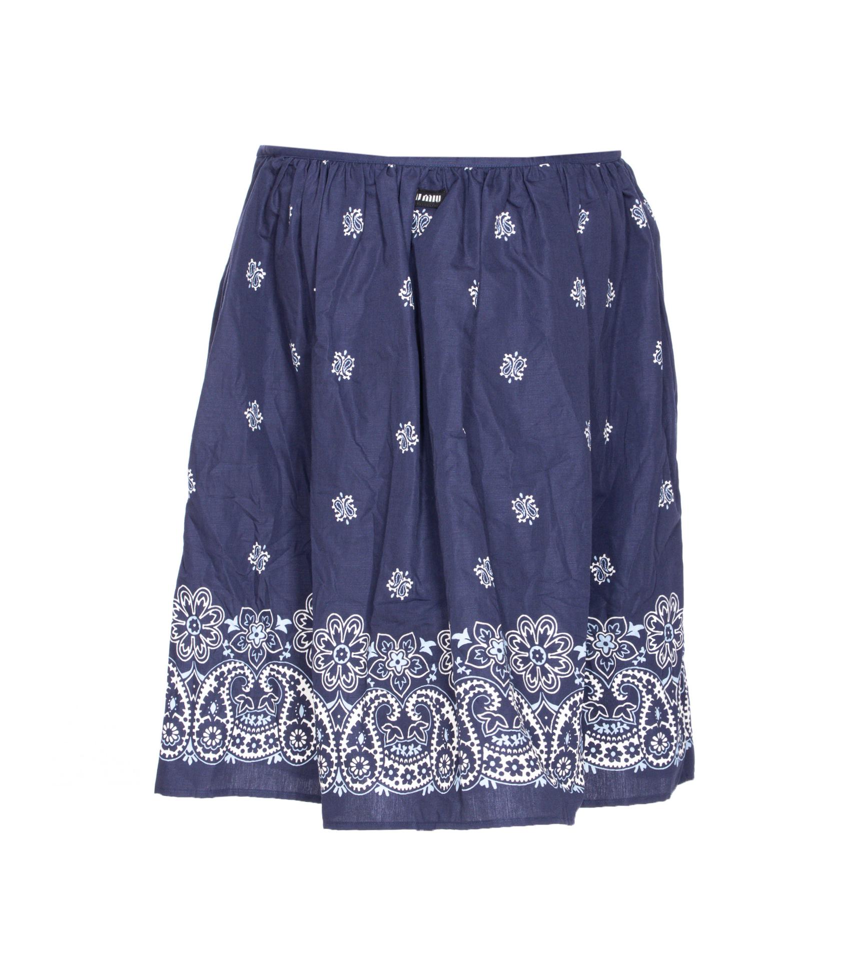 miu miu miu skirts blue cotton - women