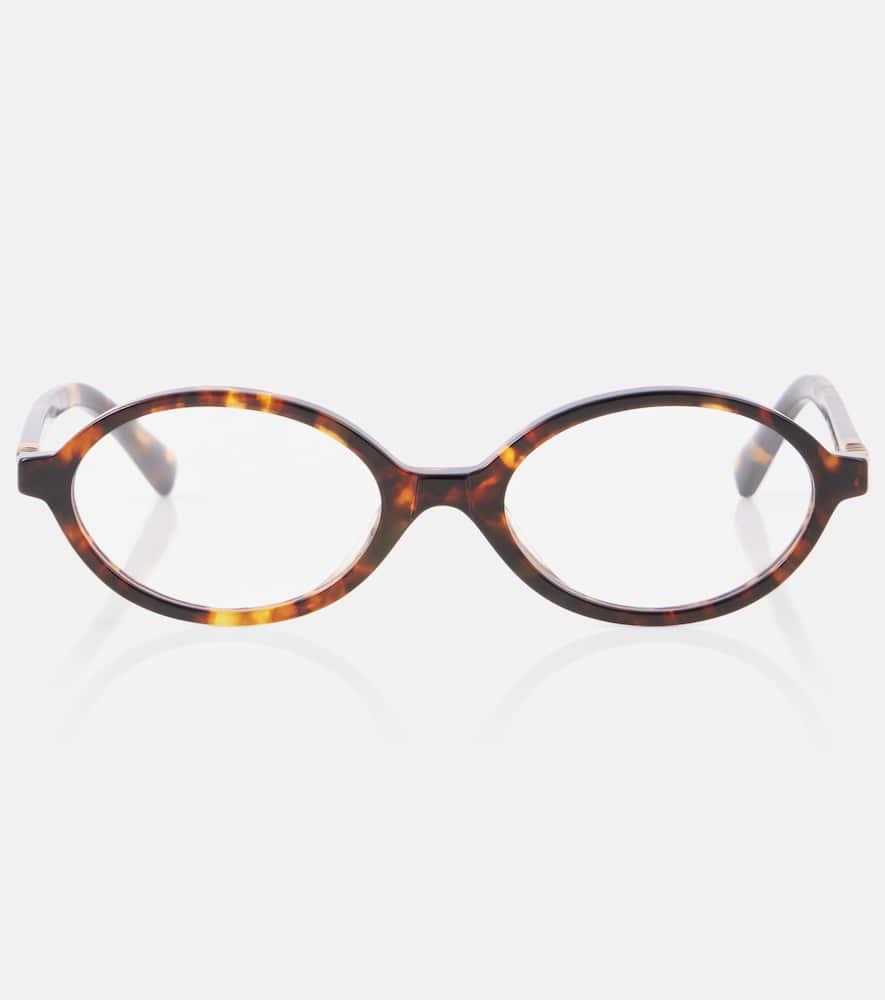miu miu oval glasses