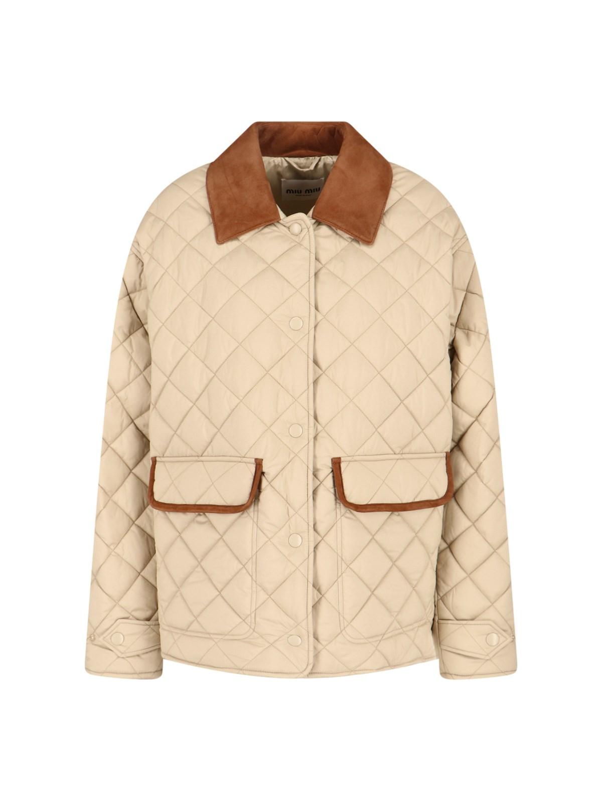 miu miu quilted jacket