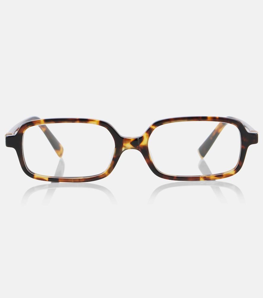 miu miu rectangular glasses