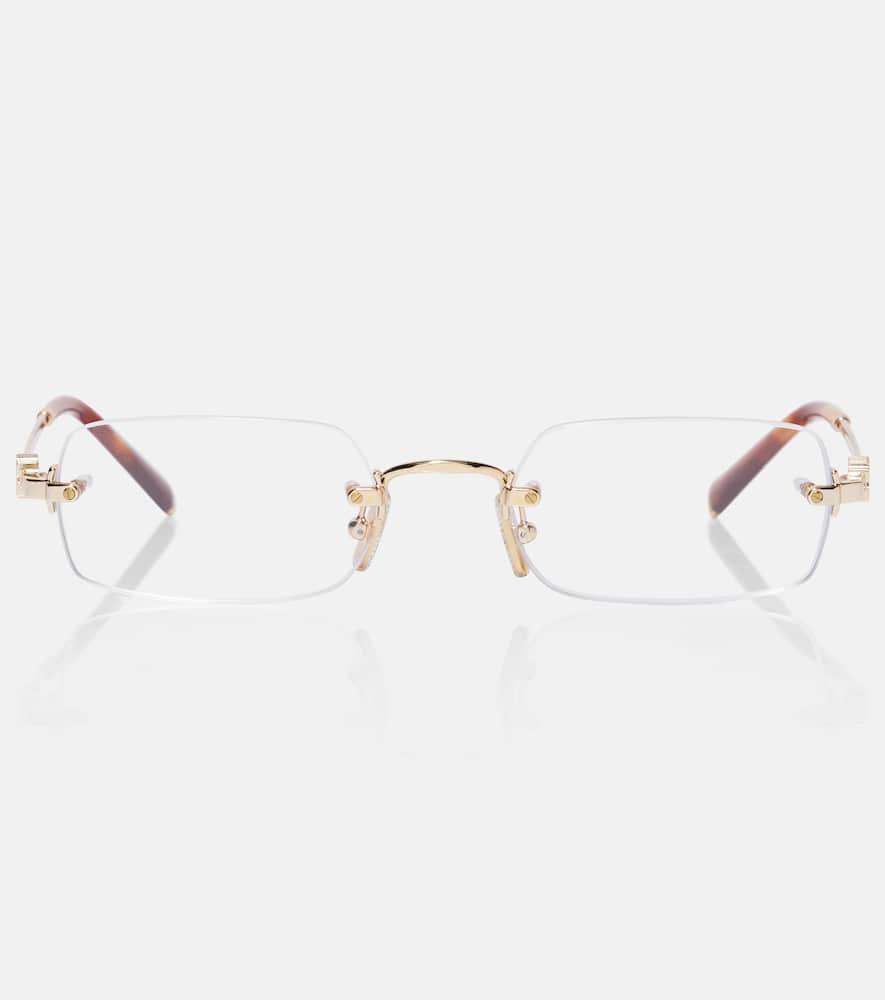 miu miu rectangular glasses