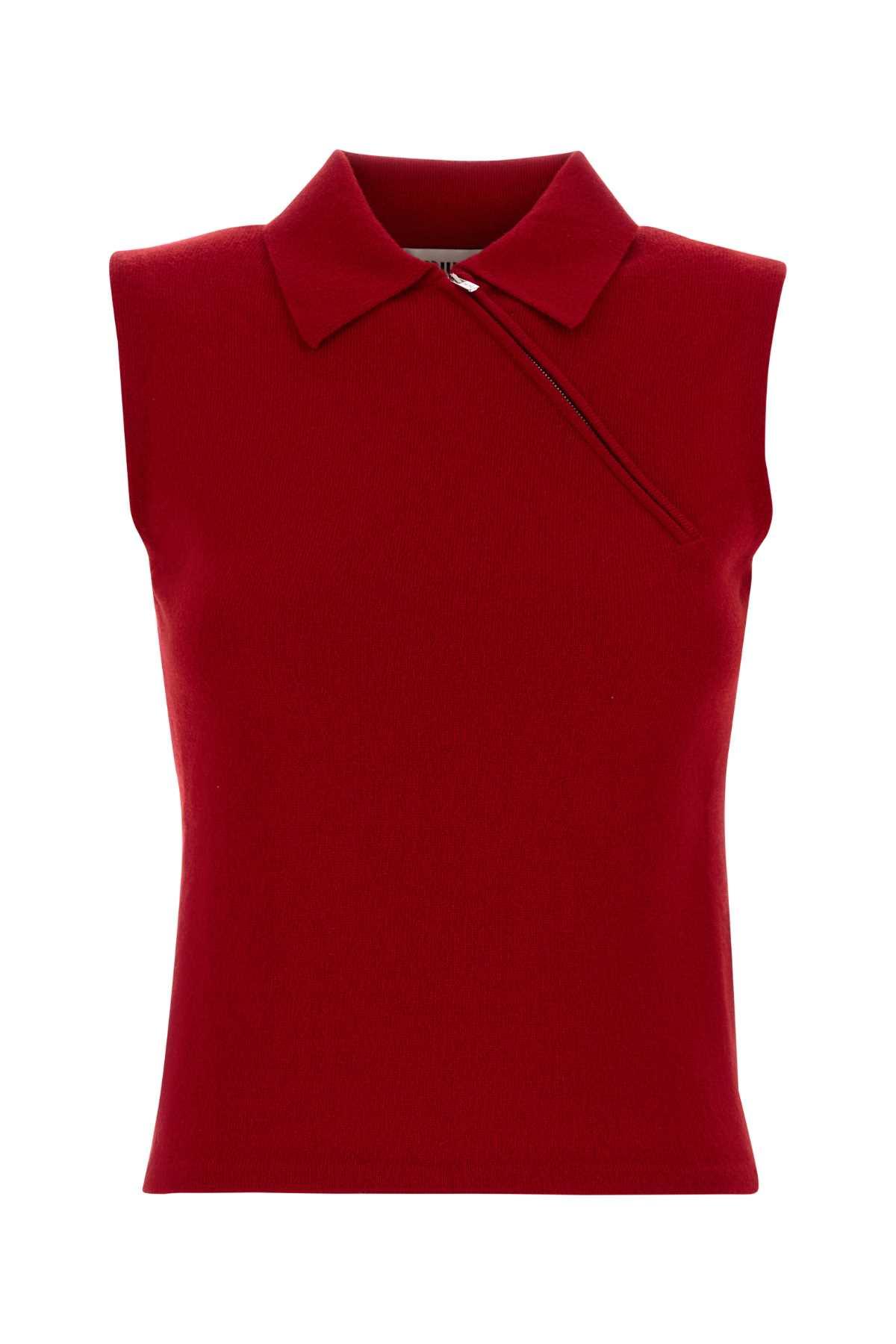 miu miu reed cashmere polo shirt