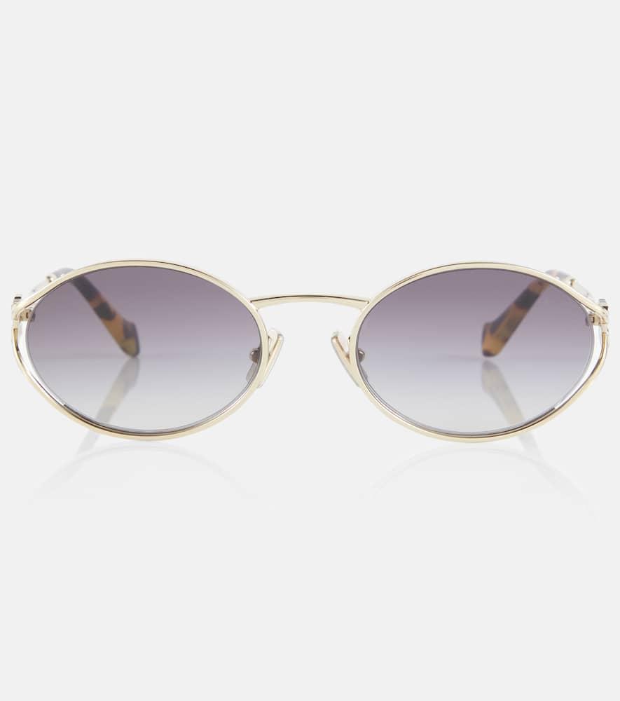 miu miu round sunglasses