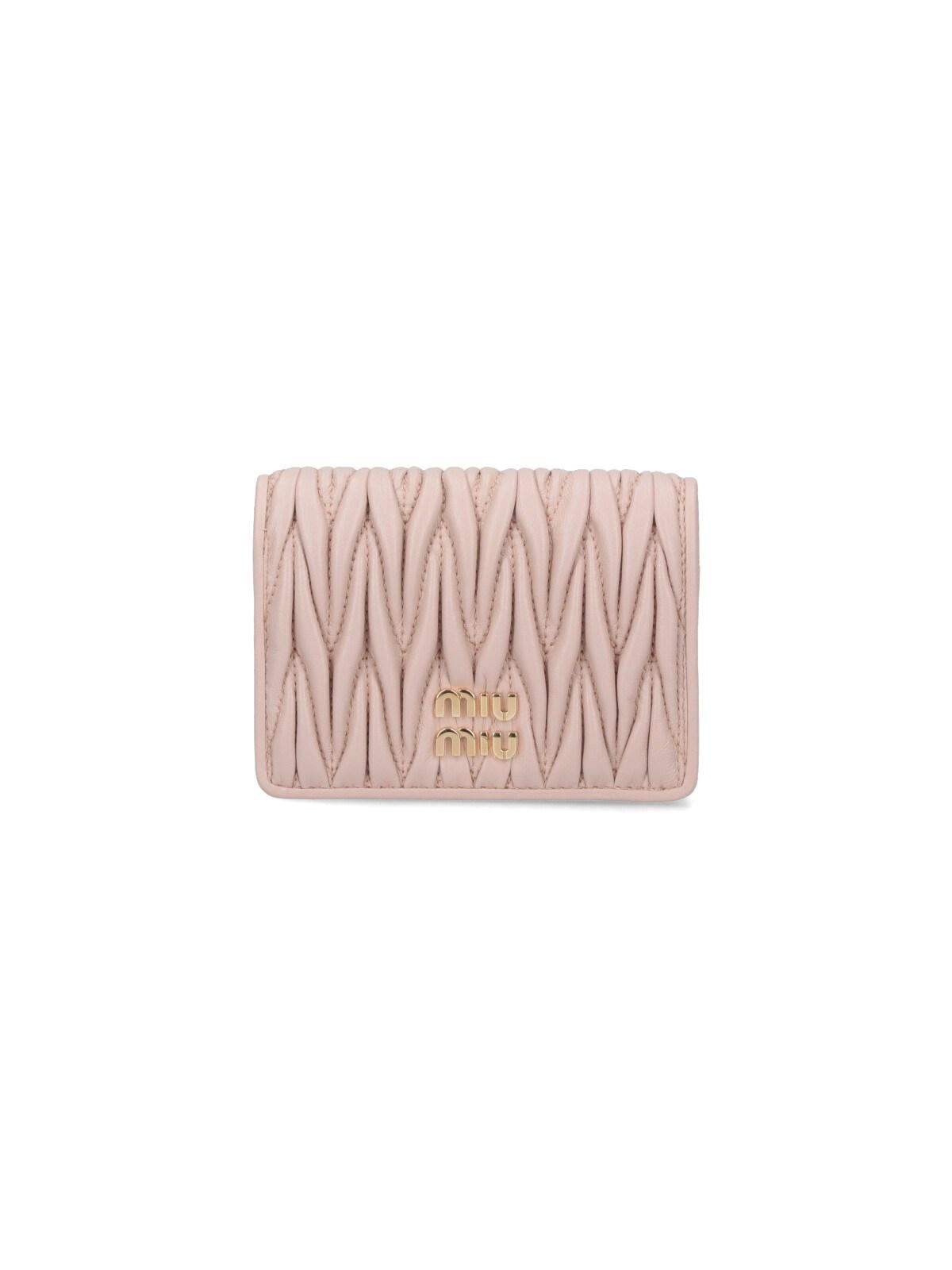 miu miu small matelassé wallet