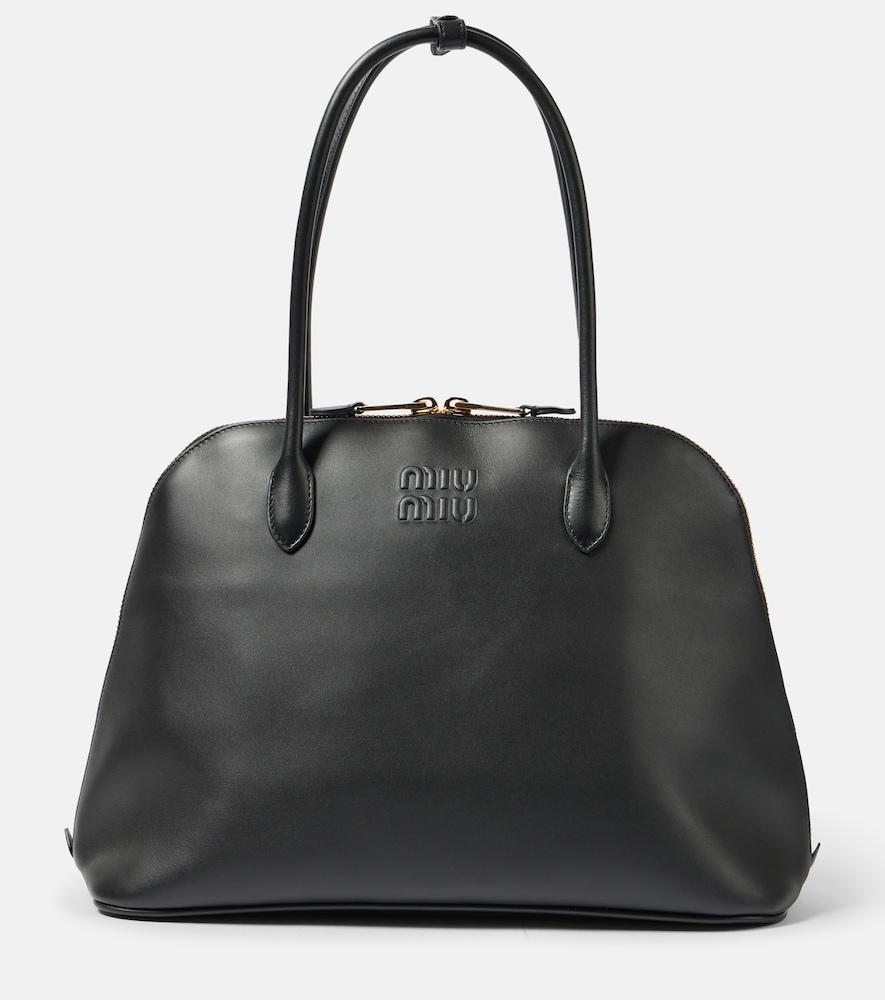 miu miu softy small leather shoulder bag
