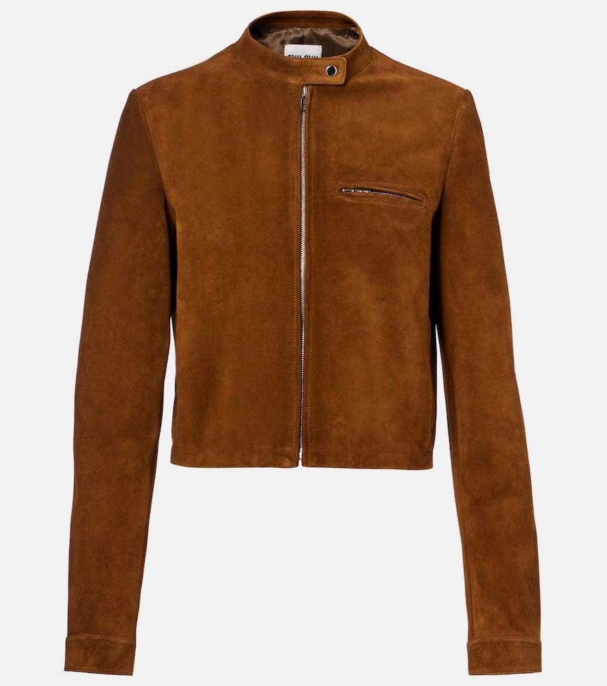 miu miu suede jacket