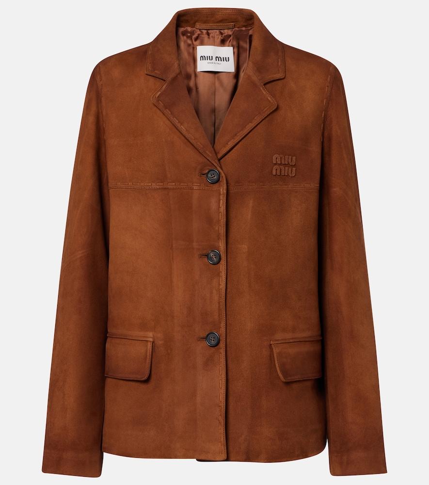 miu miu suede jacket