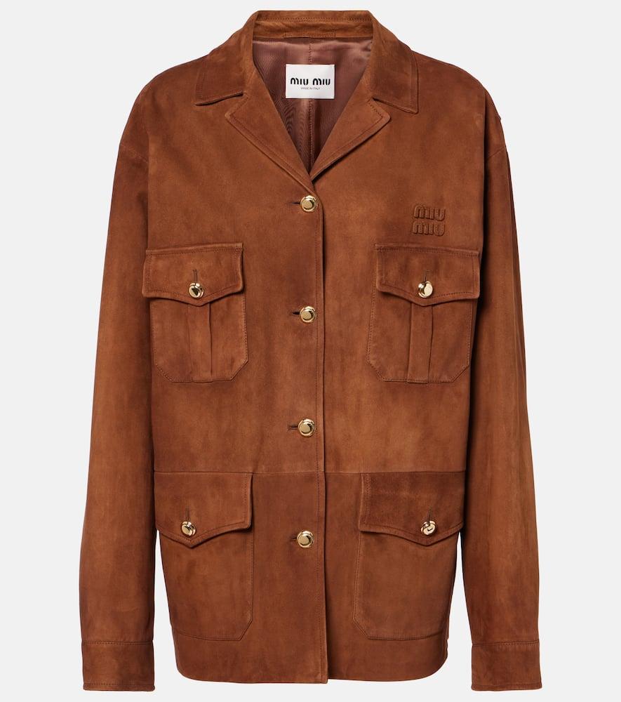 miu miu suede jacket