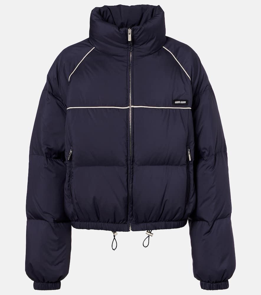 miu miu technical down jacket
