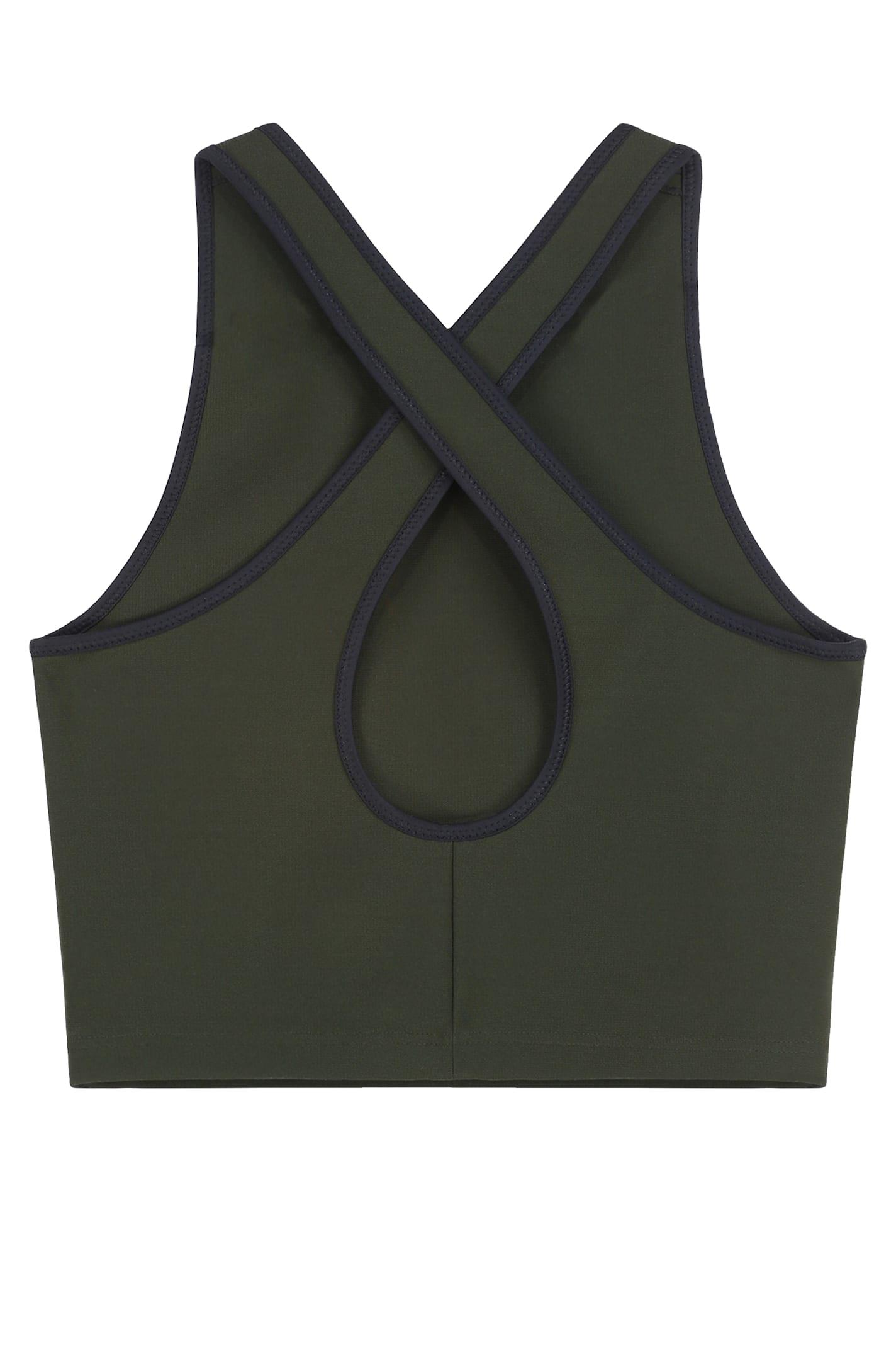 miu miu viscose blend tank top