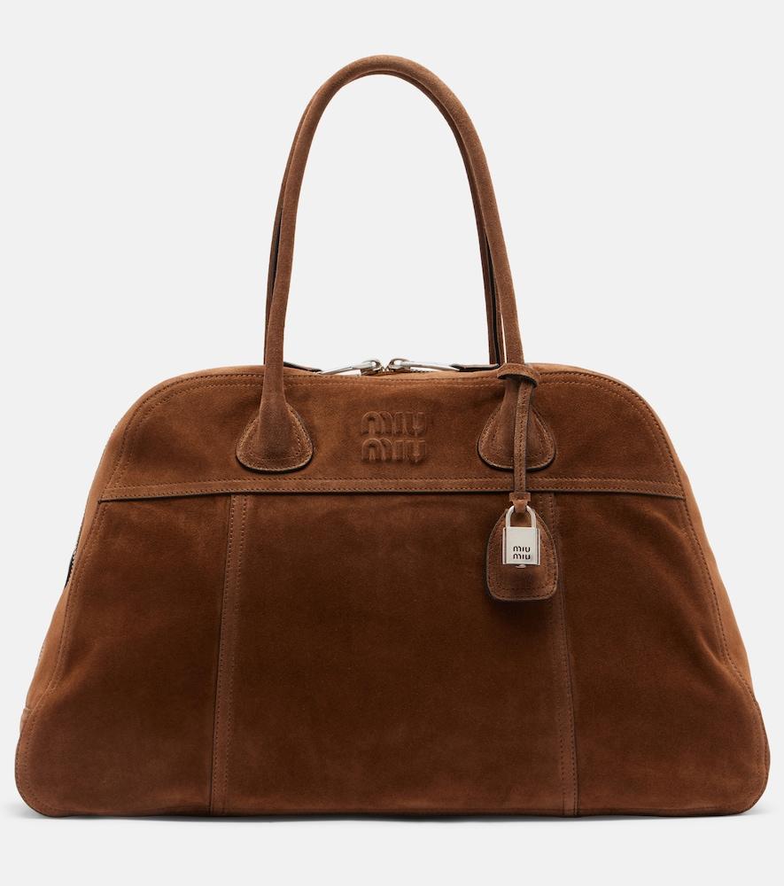 miu miu vivant suede bowling bag