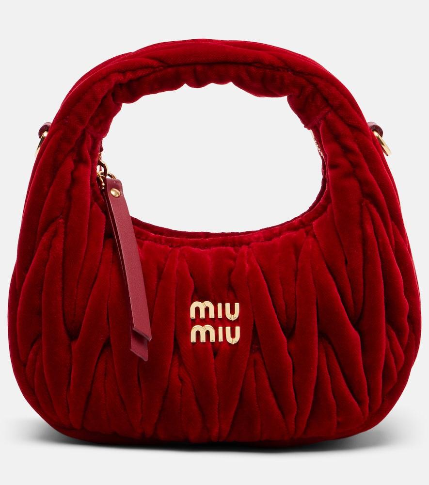 miu miu wander mini velvet top