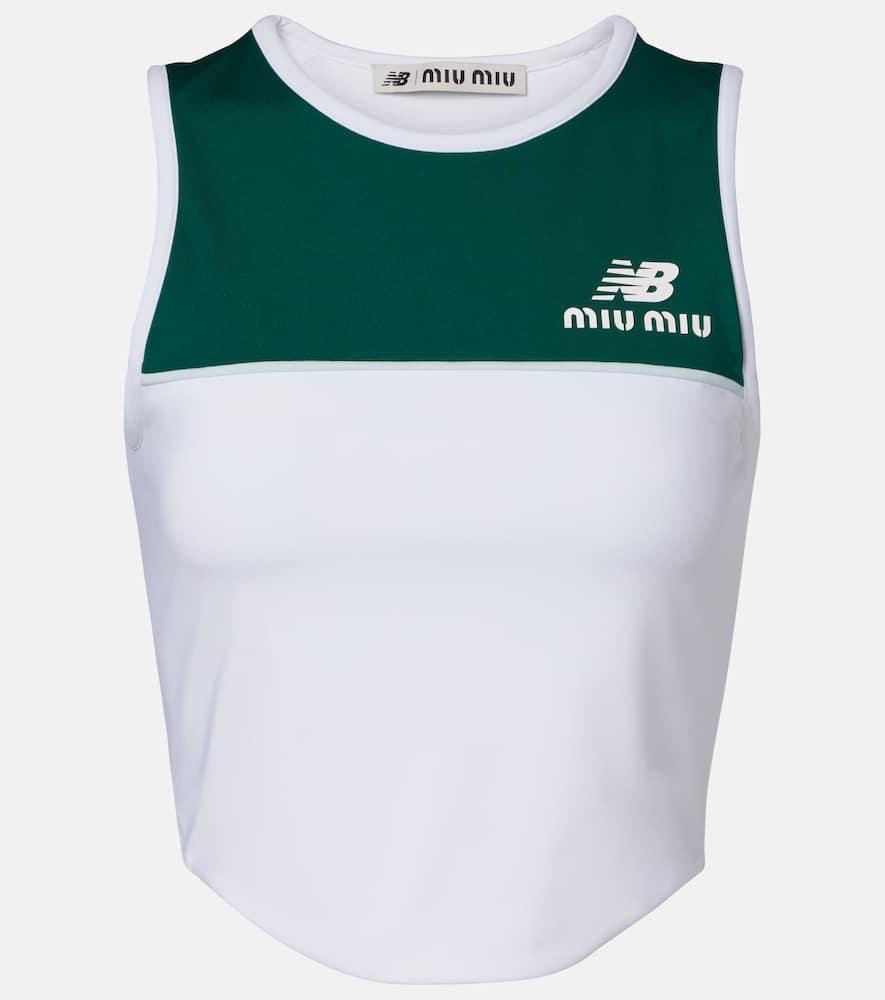 miu miu x new balance jersey tank top