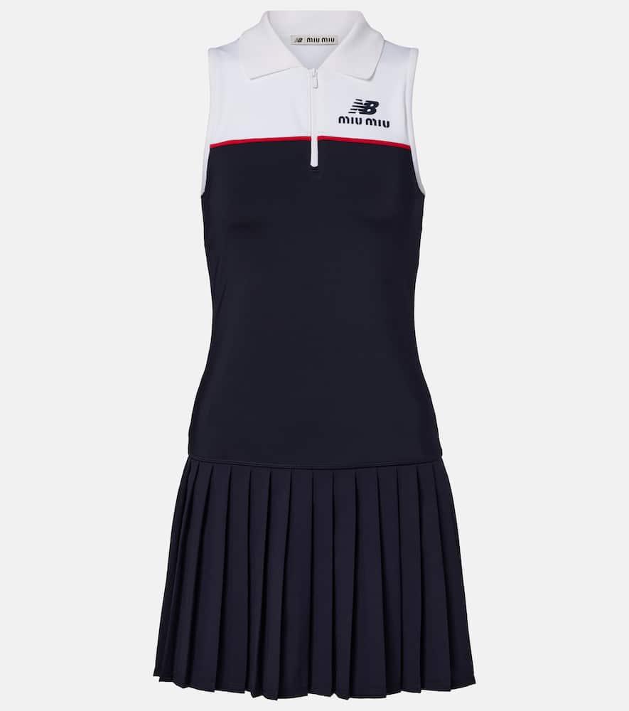 miu miu x new balance jersey tennis dress