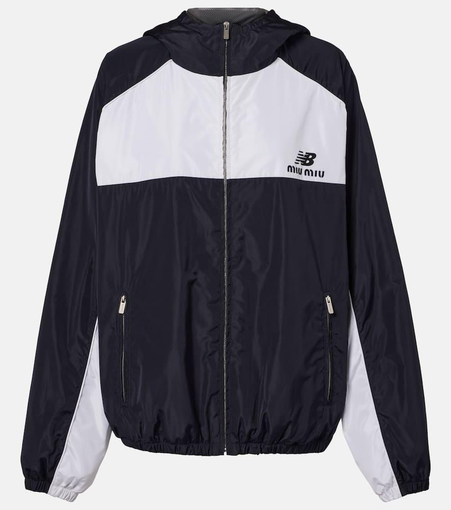 miu miu x new balance poplin track jacket