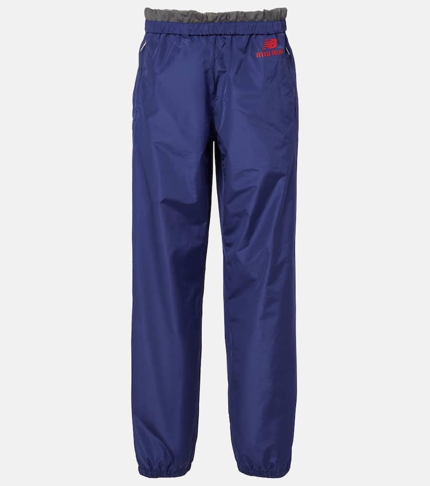 miu miu x new balance poplin track pants