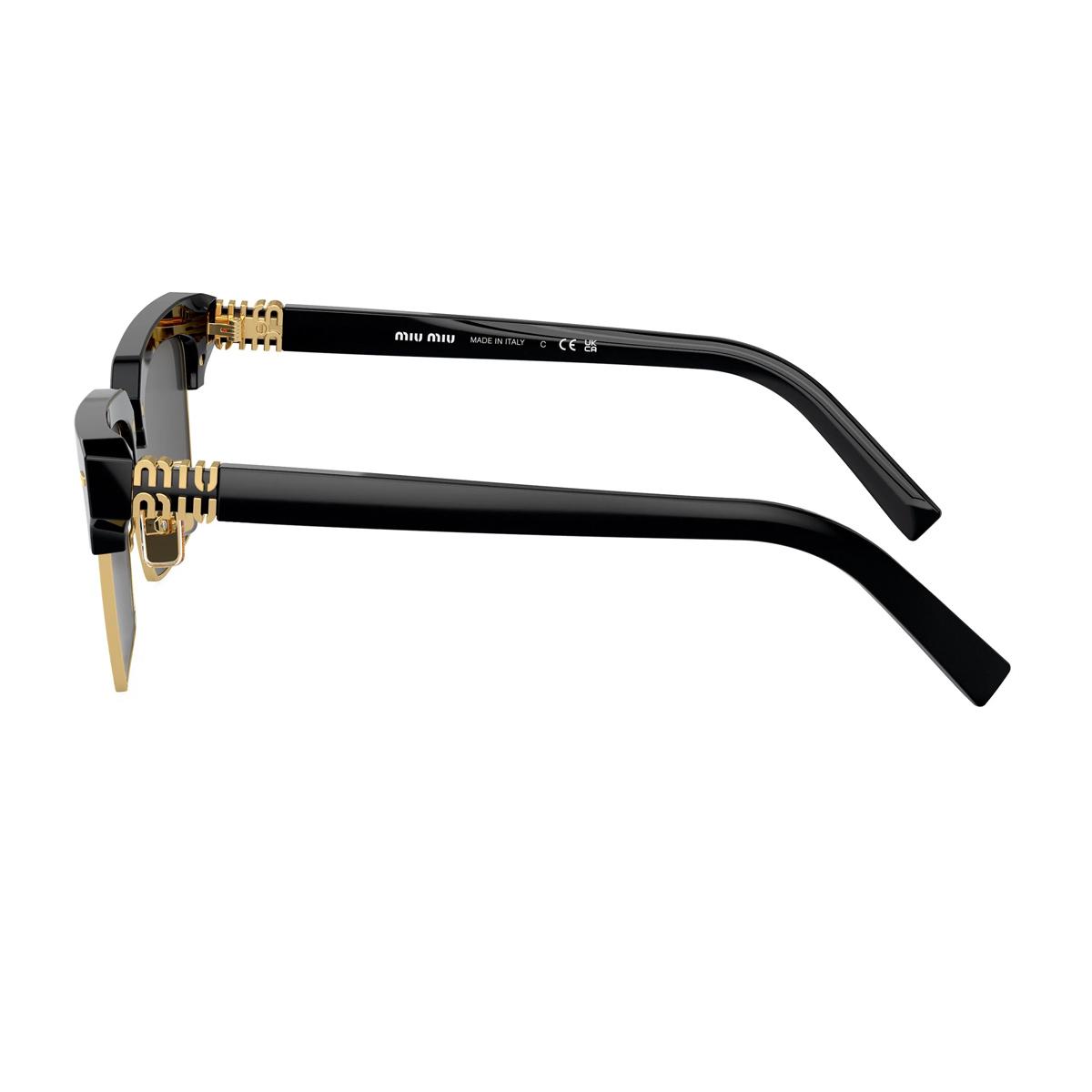 miumiu miu 0mu 10zs runway 1ab5s0 black nero acetate occhiali da sole - women