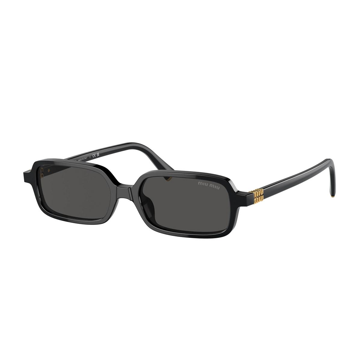 miumiu miu 0mu 11zs regard 16k5s0 black nero acetate occhiali da sole - women