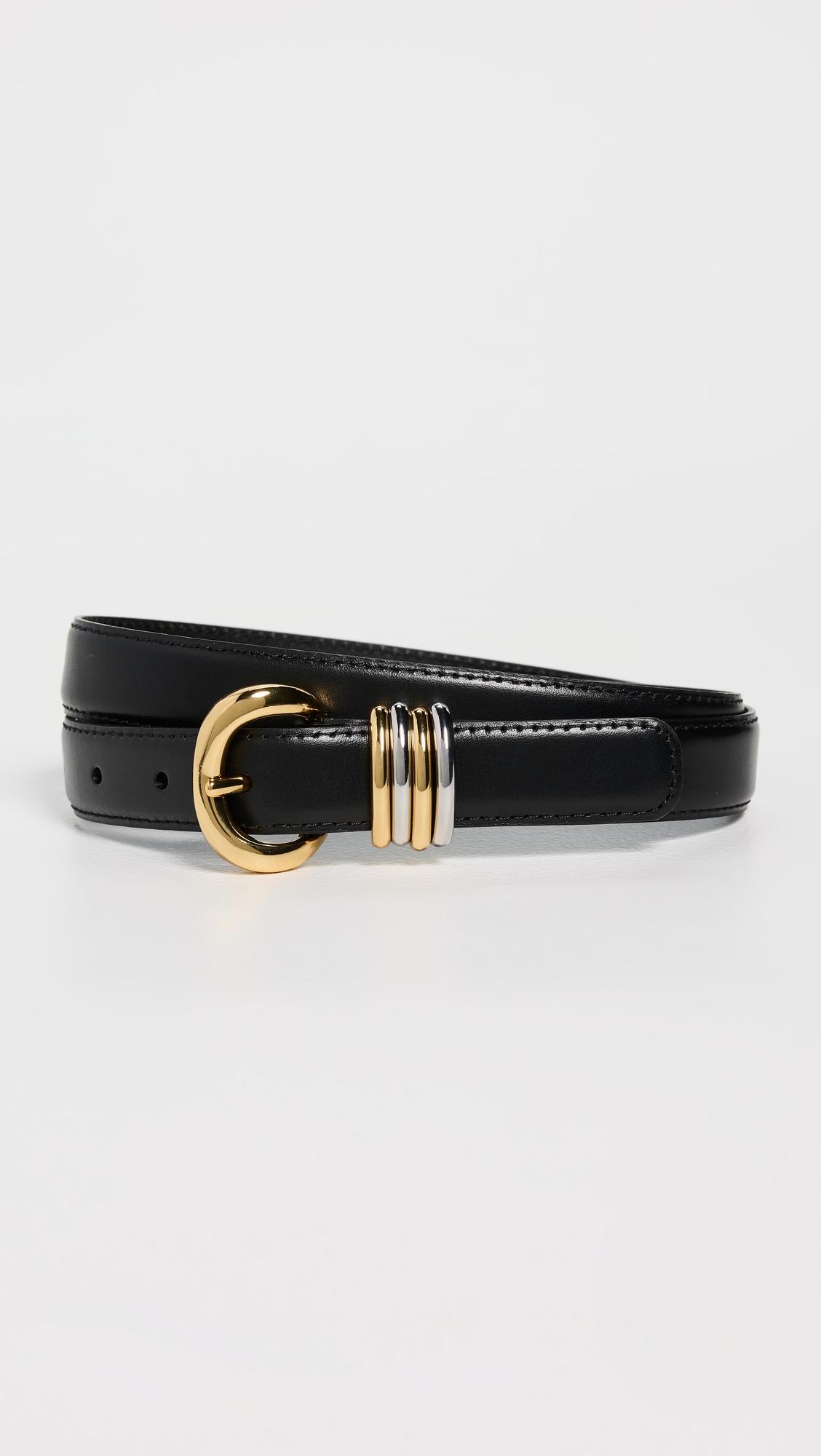 mixed metal inez belt