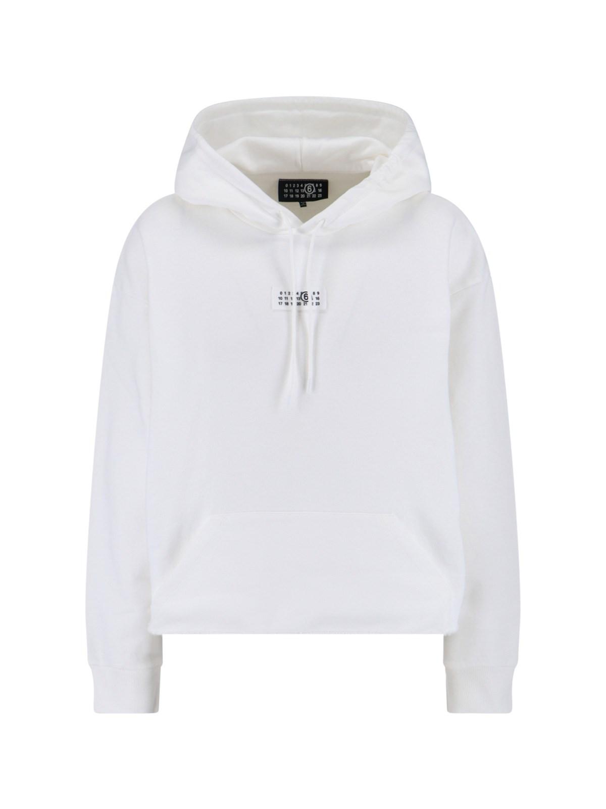 mm6 maison margiela "numeric" hoodie