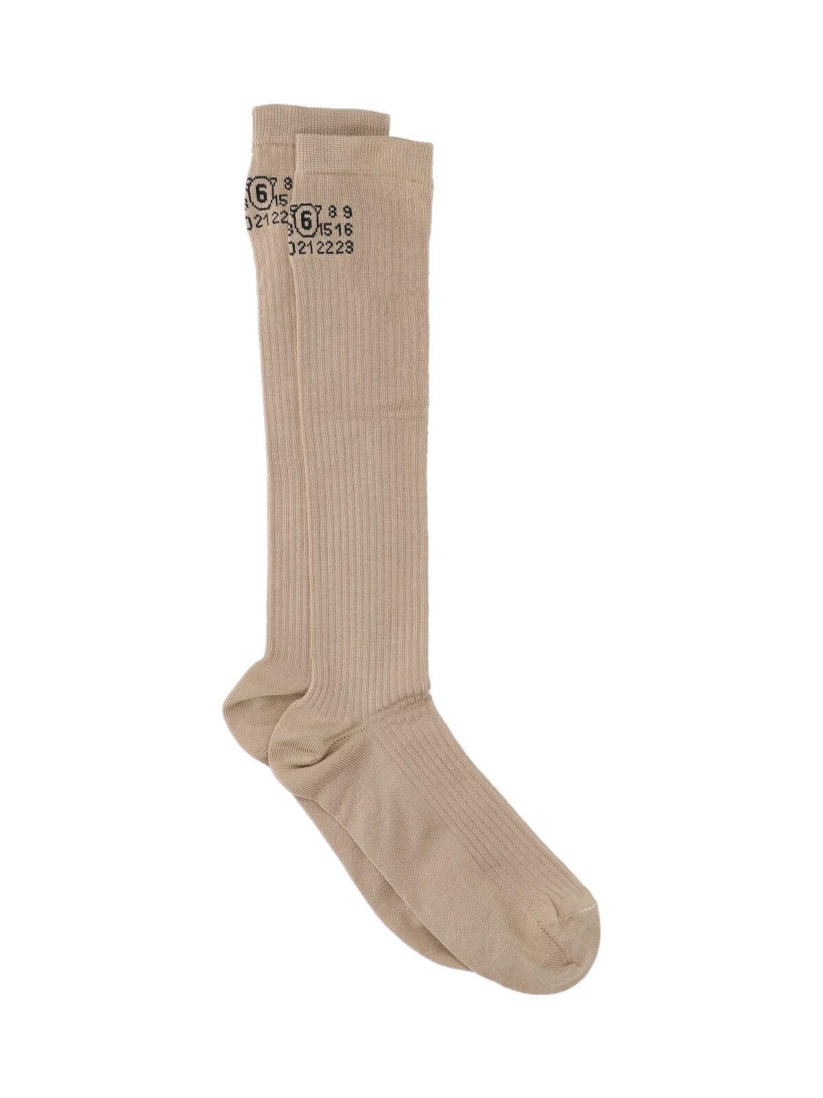 mm6 maison margiela 'numeric' socks