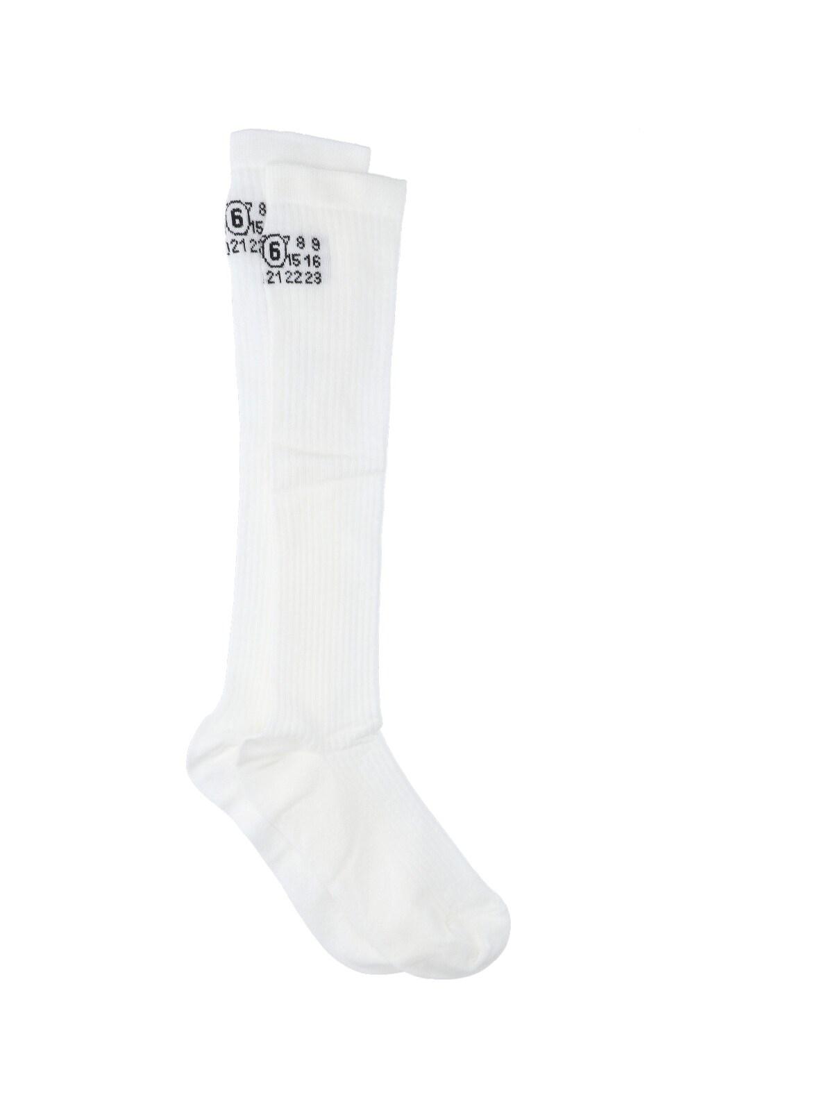 mm6 maison margiela 'numeric' socks