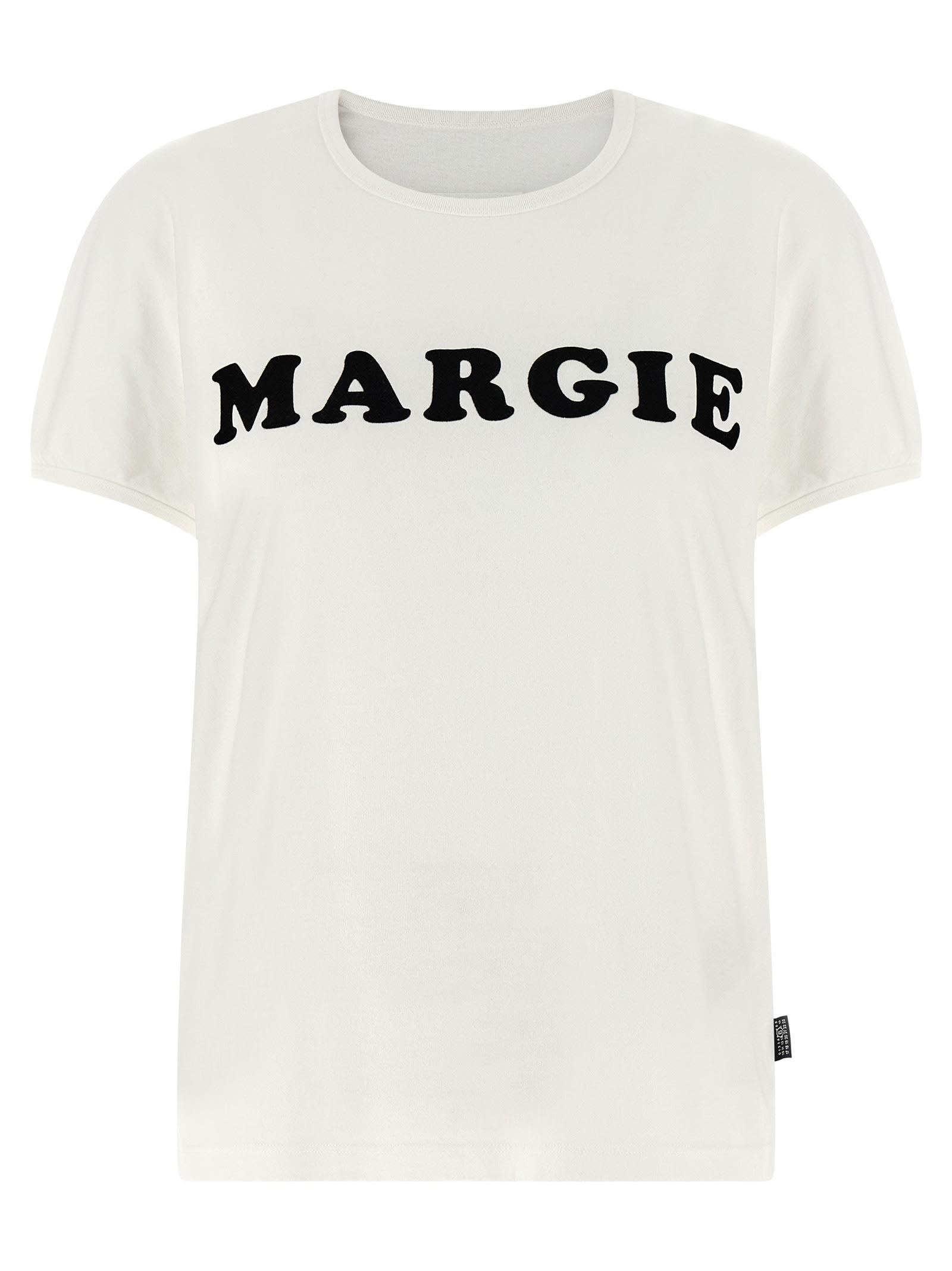 mm6 maison margiela arc print t-shirt