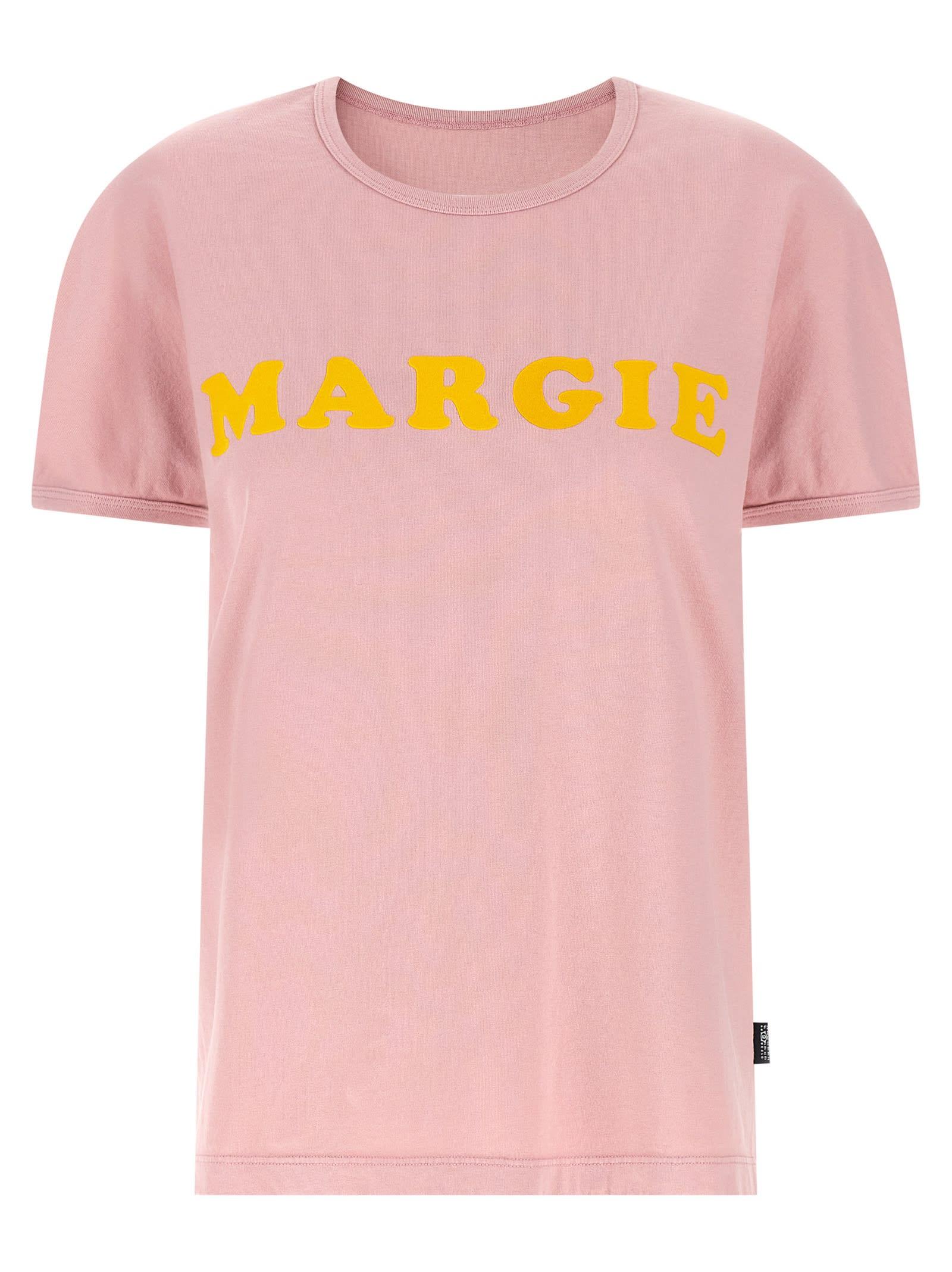 mm6 maison margiela arc print t-shirt