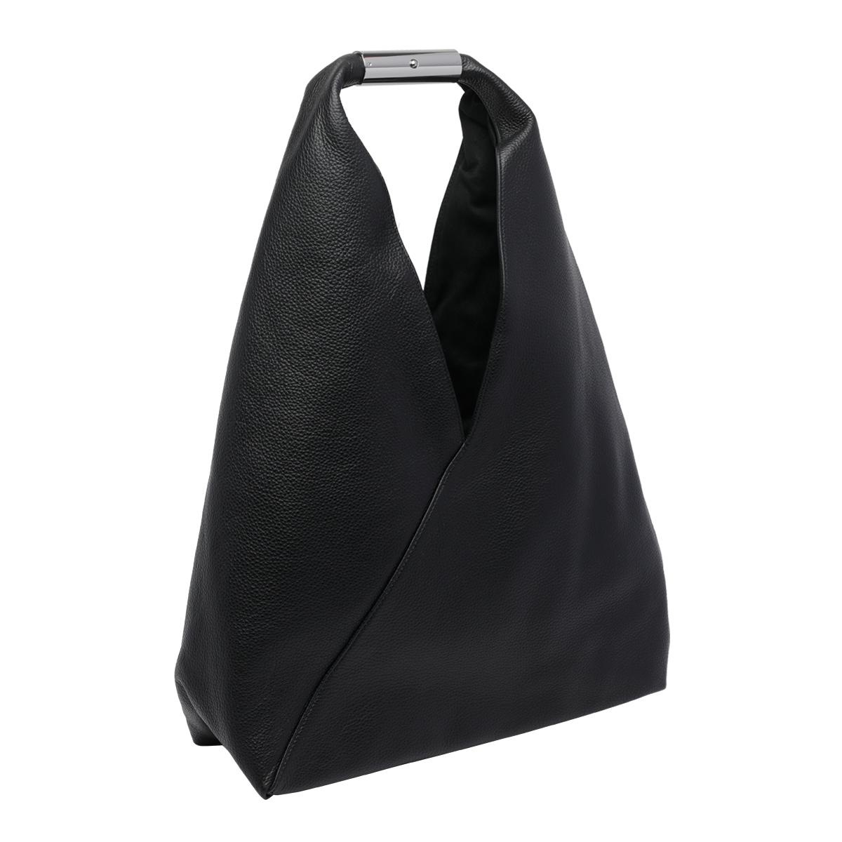 mm6 maison margiela bags black calf leather - women