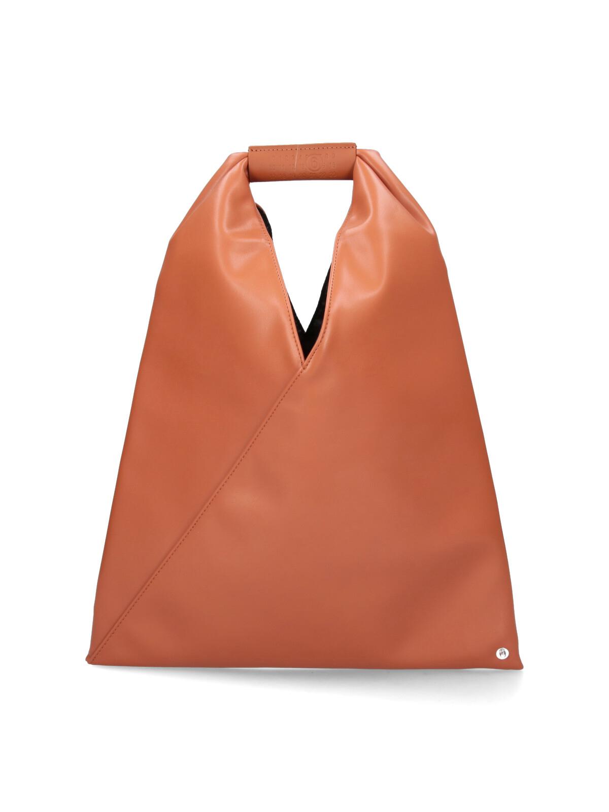 mm6 maison margiela bags orange polyester - women