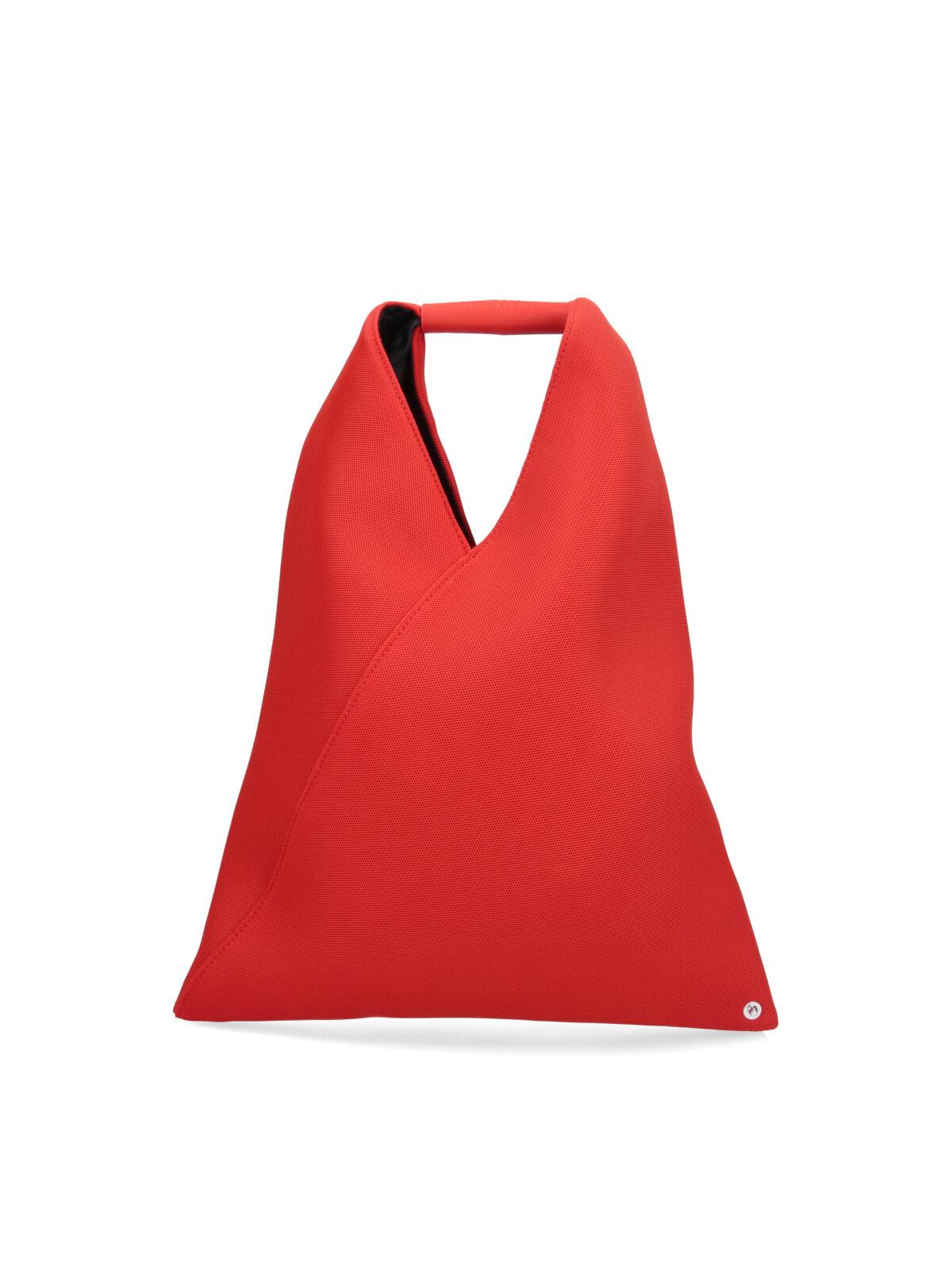 mm6 maison margiela bags orange polyester - women