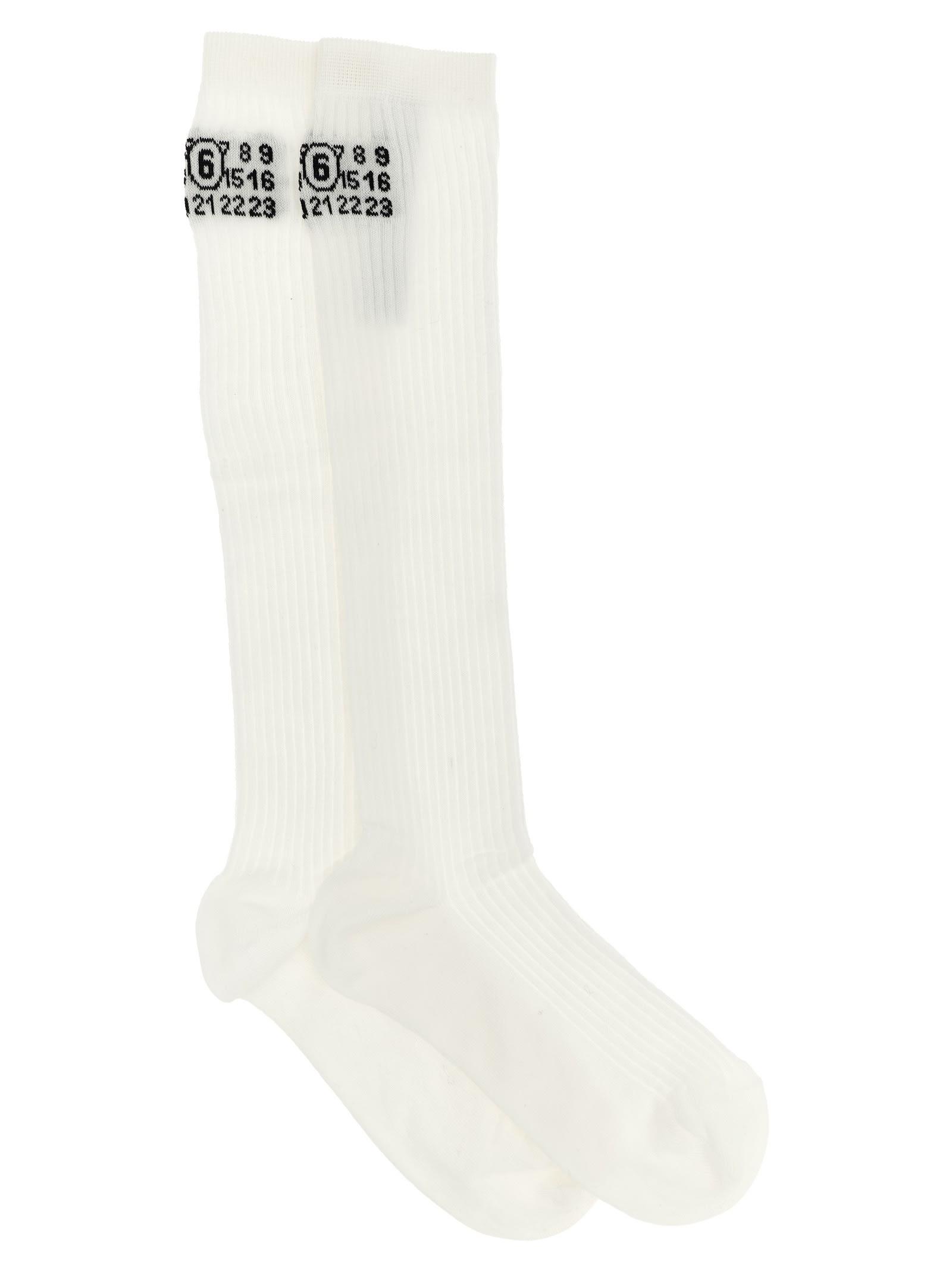 mm6 maison margiela bootleg socks