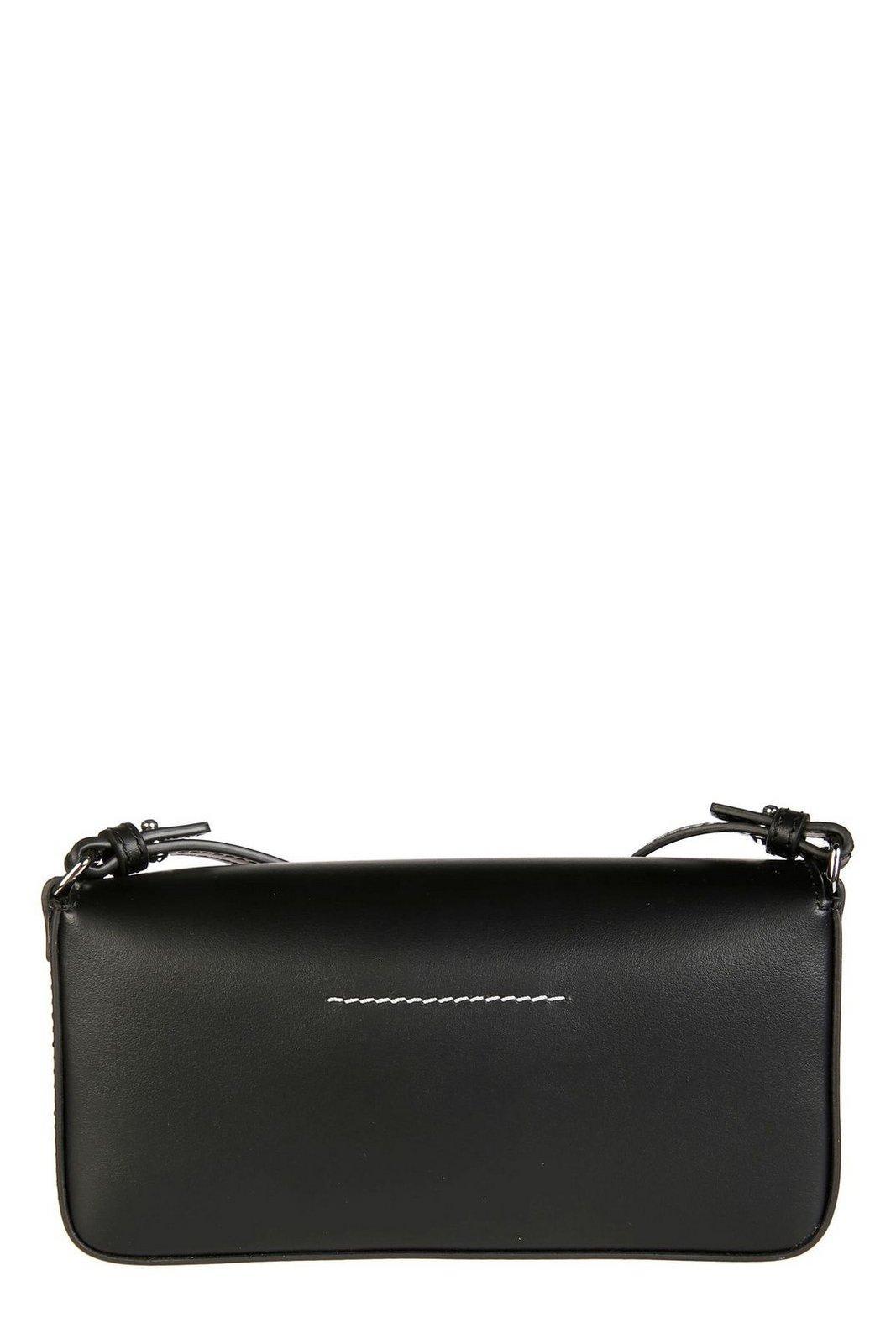 mm6 maison margiela buckle detailed small shoulder bag